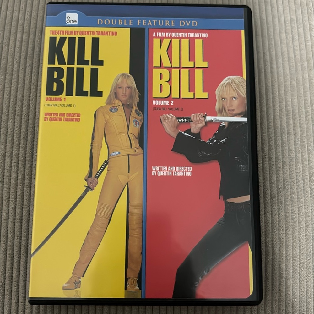 Double feature kill Bill 1 kill Bill 2 dvd